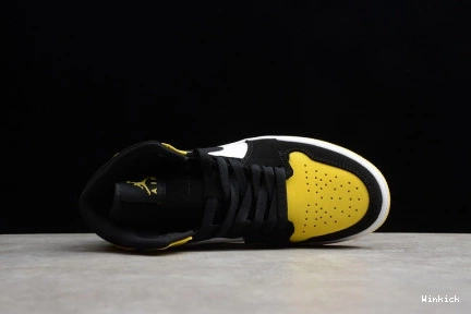 071 WHITE YELLOW BLACK JORDAN 1 852542 TOE AIR 0721